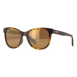 New MAUI JIM Kiopaa Havana Polarised Cat Eye H671 10 Sunglasses Women